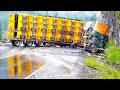 Top 10 Crazy Overload Trucks Driving in the Working !  Truck Climbing Hill Brakes Fail Driving