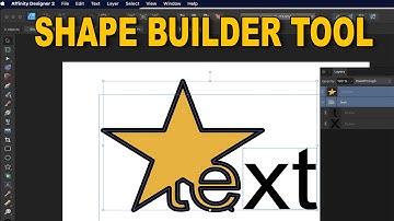 Affinity Designer 2 : SHAPE BUILDER Tool, How To Use