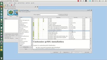 Customize 1/3: Instalación de plugin en gvSIG
