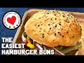 Quick Hamburger Buns From Scratch | 30 Minute Burger Buns Recipe | Cooking Up Love