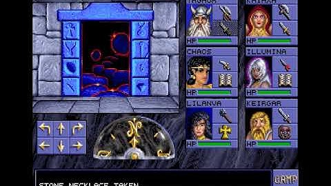 DOSBOX Eye of the Beholder V1.9 (Fan Mod) - PART 4 - Stone Gem Hidden Area PC Playthrough