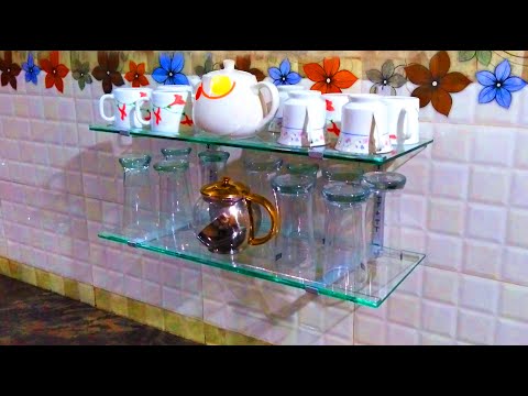 How To Make Kitchen Glass Rack at Home | Kitchen Organize Rack Idea | DIY Kitchen