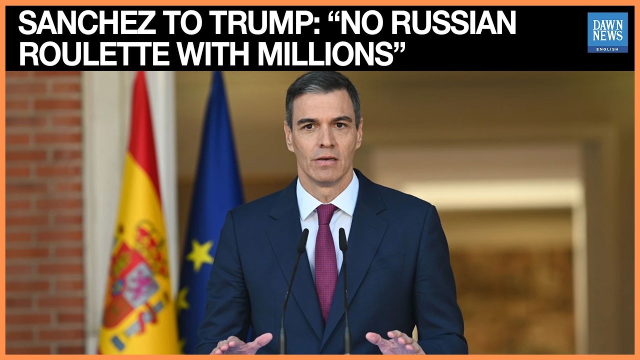 “You Cannot Play Russian Roulette With the Destiny of Millions”: Spain’s Sánchez to Trump