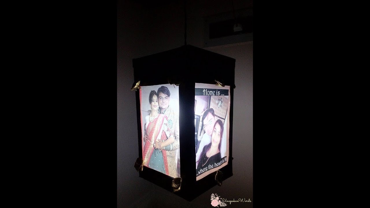 Photo Lamp Wedding Anniversary Gift Idea for Couples YouTube