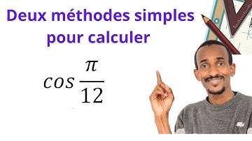Valeur exacte de cosinus de pi/12