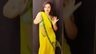 Sizzling Hot Low Waist Saree Navel Show Her Deep Sexy Navel Youtubeshorts
