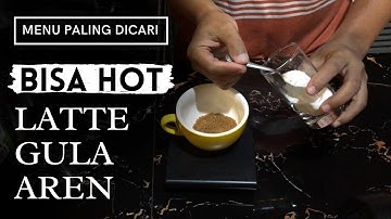 Thumbnail of HOT PALM SUGAR LATTE! AN EASY WAY TO MAKE A TRENDY HOT COFFEE AND MILK DRINK