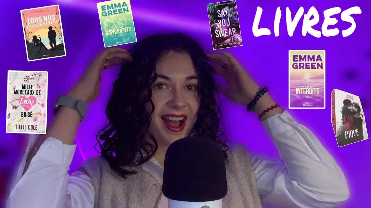 • ASMR FR • Les LIVRES que J’AI LU de JANVIER à FÉVRIER • (chuchotements trop relaxant ) 📚