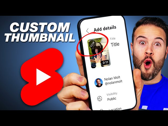 How to Add a Thumbnail to YouTube Shorts (NEW Feature) class=