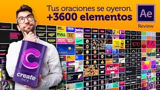 Un pack muy COMPLETO! | Create Pack (+3600 elementos) - After Effects