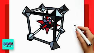 How to Draw Subspace Tripmine | Forsaken | Step by Step 2