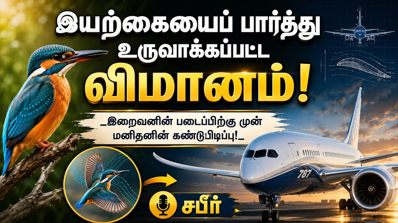 இயற்கையைப் பார்த்து உருவாக்கப்பட்ட விமானம்!┇சபீர்┇26-07-26┇Way to Paradise