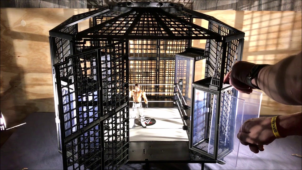 Out of Box Experience WWE Elimination Chamber by Mattel (Ringside