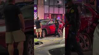 Four hospitalized in downtown Dallas multi-vehicle crash, police say