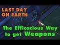 LDOE: The Best Way to get Weapons in Last Day on Earth Survival