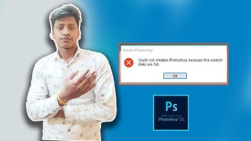 Could Not Initialize Photoshop Because The scratch Disk are full| How to fix scratch disk are full