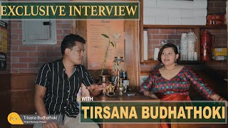 THE TALK - TIRSANA BUDHATHOKI ( के गर्दै छिन तिर्सना बुढाथोकी अमेरिकामा?भेटिईन यस्तो अबतारमा ।