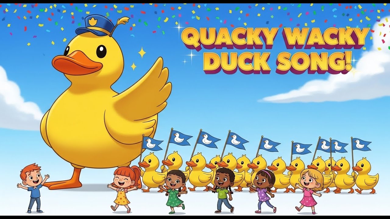 Утка-Кряки 🦆 Веселая и обучающая поэма о животных для детей