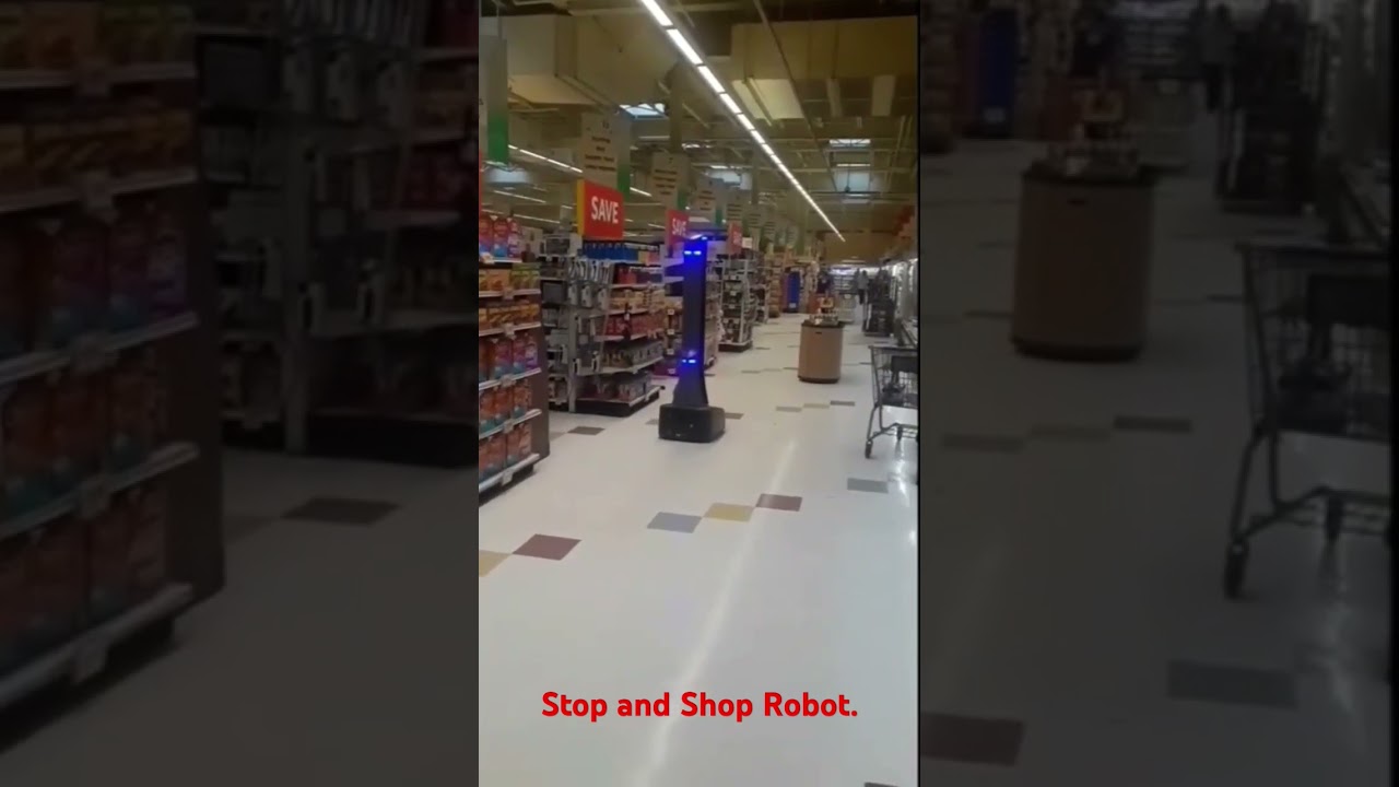 Stop and Shop Robot.