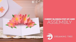 SVG File - Cherry Blossom Pop Up Card - Assembly Tutorial