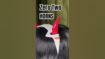 Zero Two Handmade (DIY) long cosplay horns. 02 /ゼロツー / йота (Darling in the Franxx headpiece) コスプレ