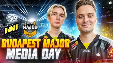 Media Day at Budapest Major | NAVI CS2 VLOG