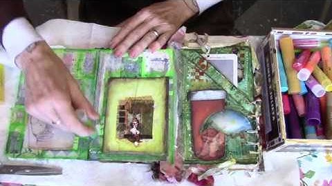 Altered Book Acetate Window