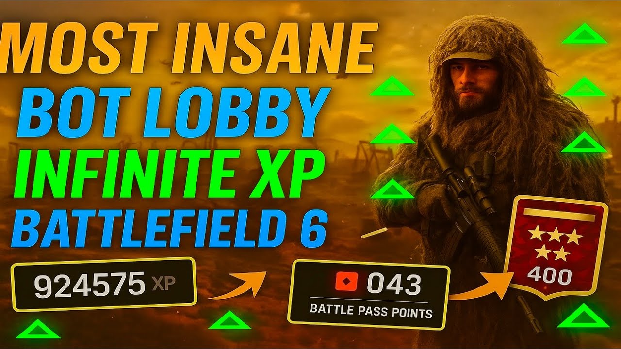*НОВОЕ* СЛОМАННОЕ ЛОББИ БЕСКОНЕЧНОГО ОПЫТА В Battlefield 6! (Всё разблокировано)