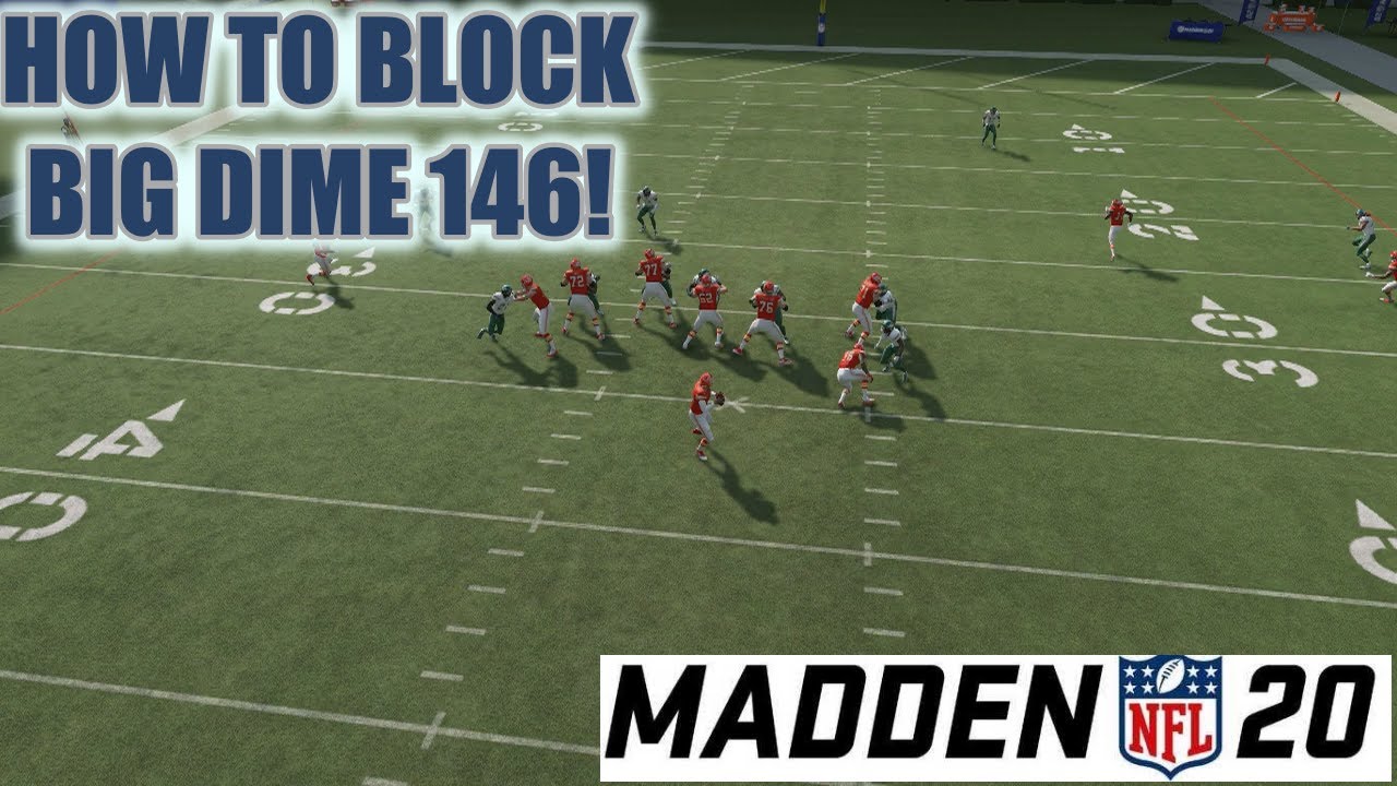 MADDEN 20 TIPS- HOW TO BLOCK BIG DIME 146 EVERY TIME!
