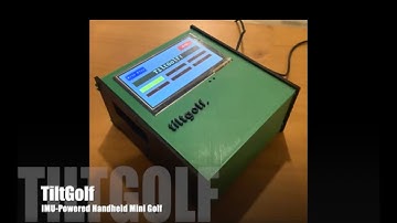 TiltGolf — Final Project of EC535 @ Boston University | Open-Source IMU Mini Golf on BeagleBone
