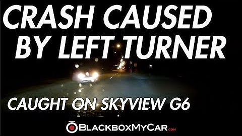 Crash Caused by Unsafe Left Turn (Burnaby, BC) - BlackboxMyCar