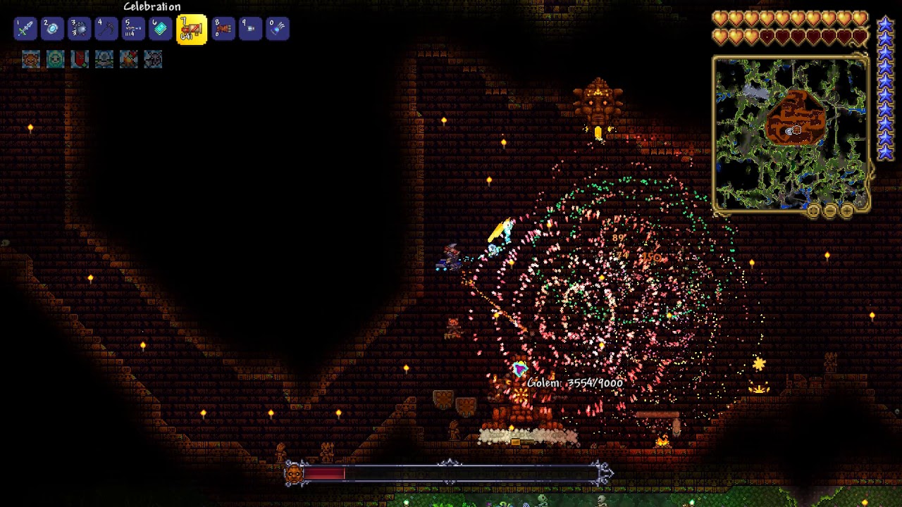 Картина подземная награда террария