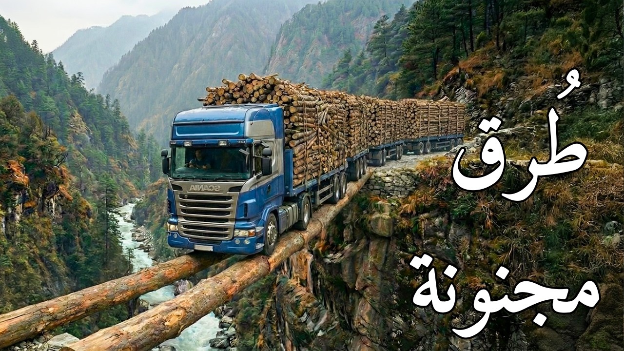 طرق مجنونة | أخطر الطرق التي لن تجرؤ على عبورها بمفردك | وثائقي بدقة 4K