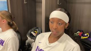 Lsus Flaujae Johnson, Jada Richard And Zakiyah Johnson Media Availability After Loss Vs Duke