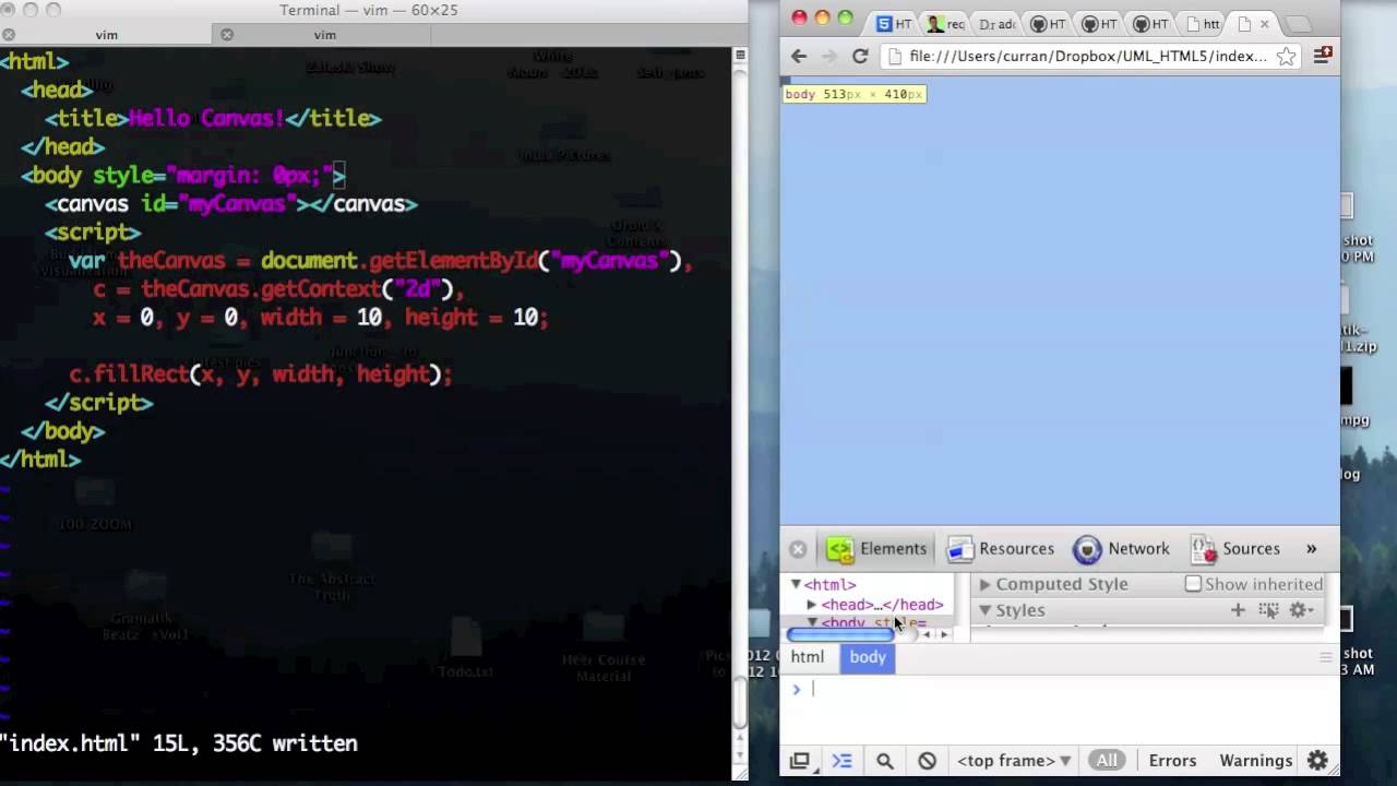 Introduction to JavaScript and HTML5 Canvas - YouTube