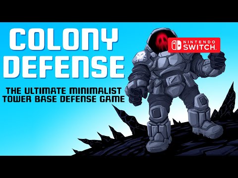 Colony Defense - The Ultimate Minimalist Tower Base Defense Game Nintendo Switch