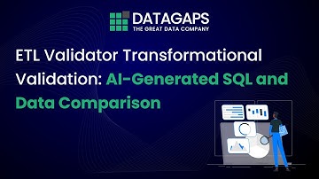 ETL Validator Transformational Validation: AI-Generated SQL & Data Comparison