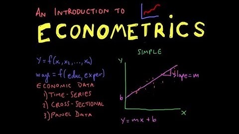 Econometrics // Lecture 1: Introduction