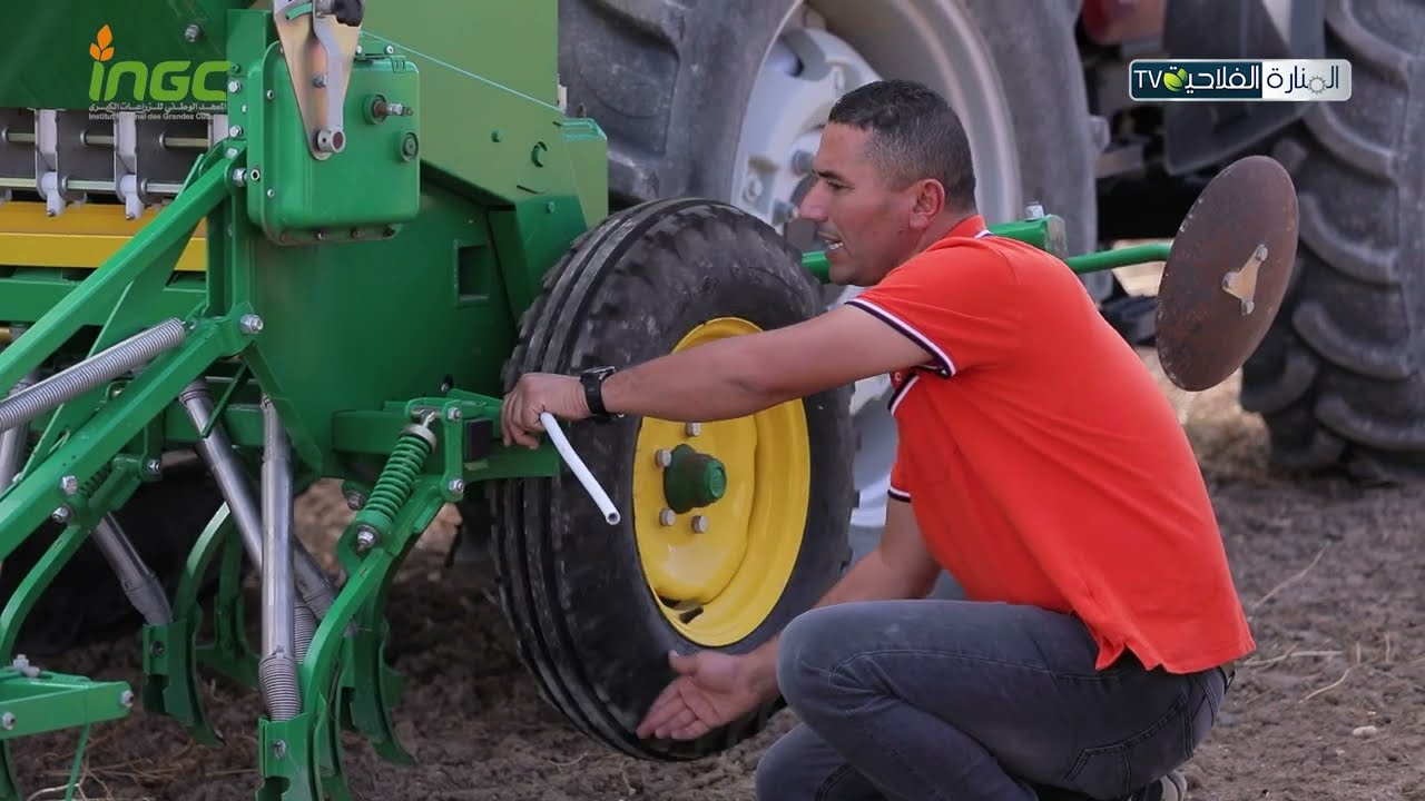 صيانة وضبط آلة البذر