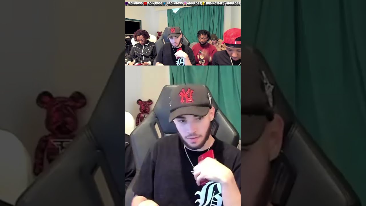 Adin Ross Plays Sus Version of Ransom in Front of Lil Tecca 🌈😂