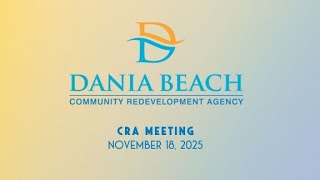 11-18-2025 CRA Meeting