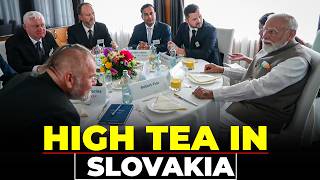 LIVE: PM Narendra Modi and PM Robert Fico of the Slovak Republic meet during high tea in Bratislava