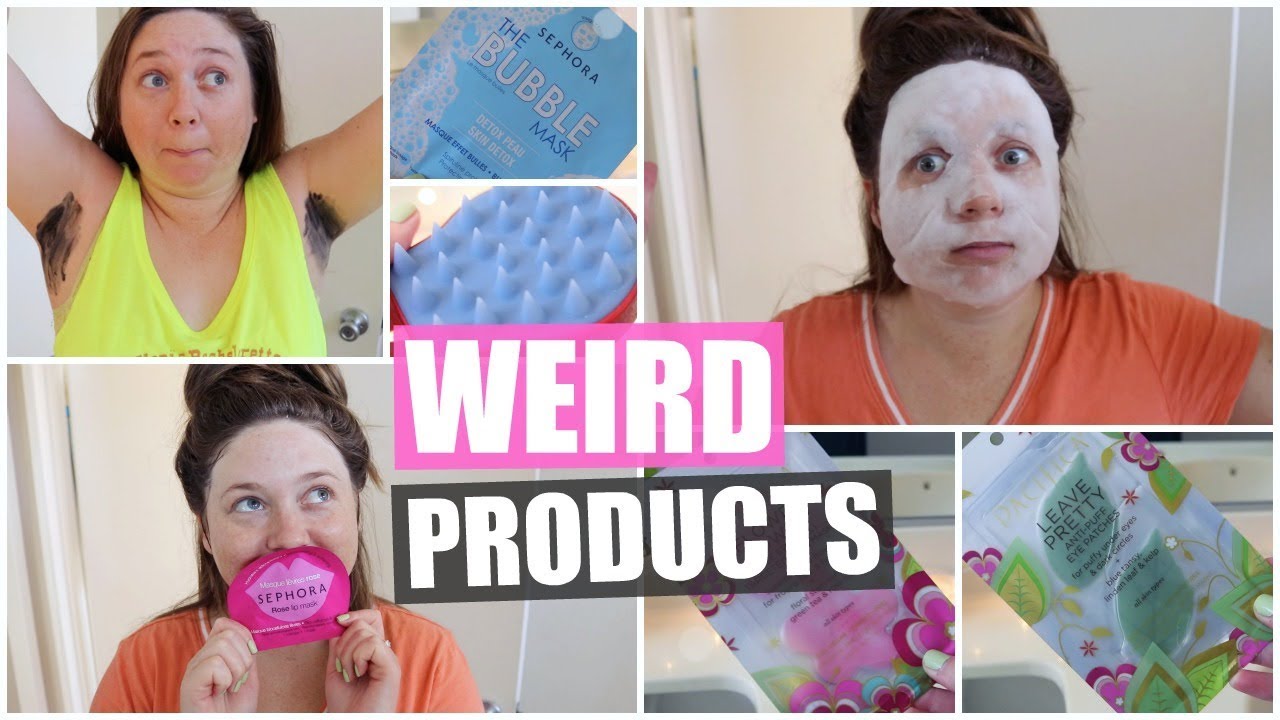 WEIRD Beauty Products & Tools Routine! 2019