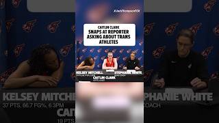 Caitlin Clark Snaps at Question About Sophie Cunningham's Trans Athlete Controversy
