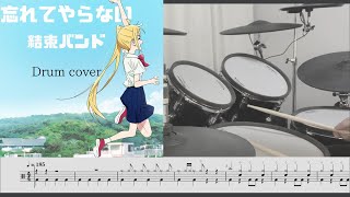 drum Cover U0026 Score  Never Forget Bocchi The Rock 