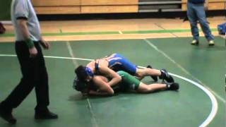 Evans match at Irvington Modified wrestling meet on February 4, 2011, round 1