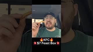 Trying KFC NEW $7 Feast Box 🔥