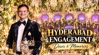 ✨ A Beautiful Decor from an Engagement Celebration in Hyderabad, India 🇮🇳 | Elegant Decor & Memories