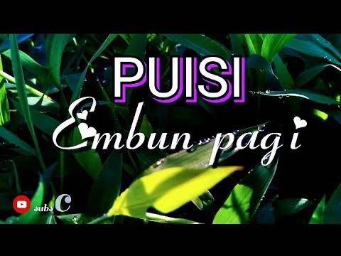  Puisi  kehidupan  EMBUN  PAGI YouTube