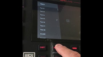 DJ Divine Justice Demos Quick Track Select Shortcuts On The MPC Live To Speed Up Your Workflow!!
